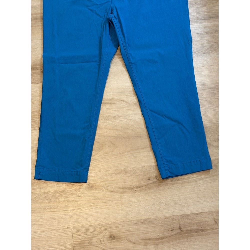 Soft Surroundings Pants Blue 2X Women Pull On Stretch Crop Casual 5AC10 - Picture 4 of 10